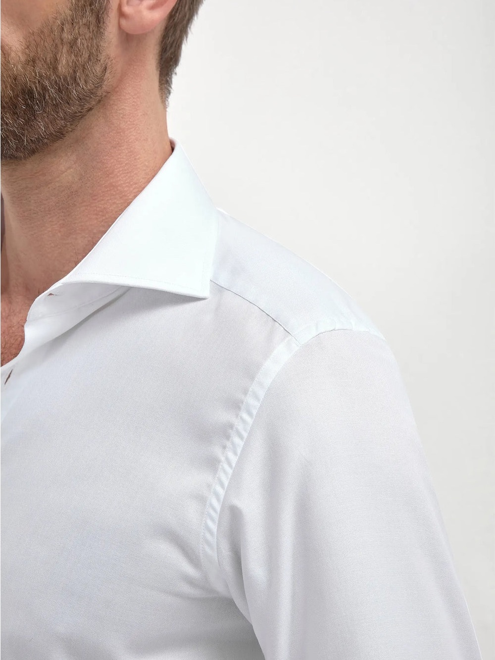 Pini Parma white classic tailored shirt - Picture 3 of 5